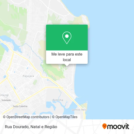 Rua Dourado mapa