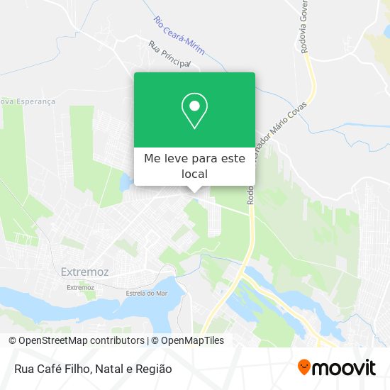 Rua Café Filho mapa