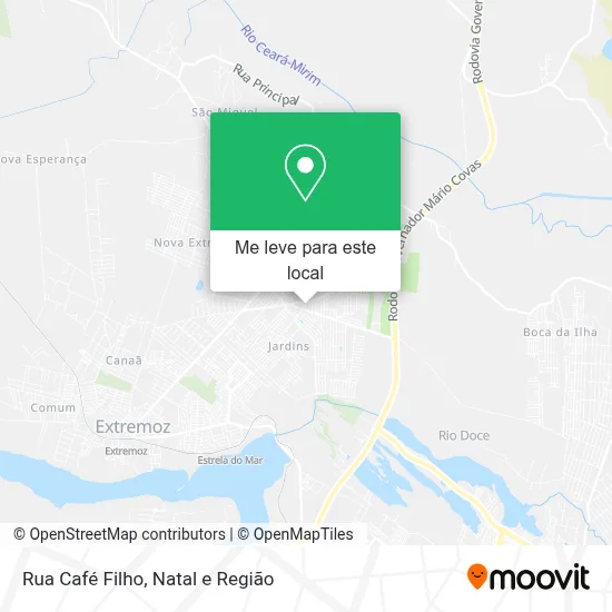 Rua Café Filho mapa