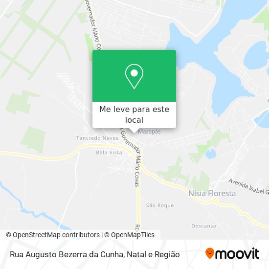 Rua Augusto Bezerra da Cunha mapa