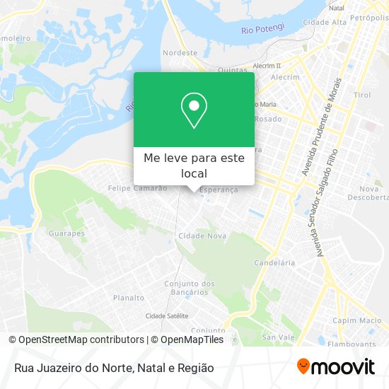 Rua Juazeiro do Norte mapa