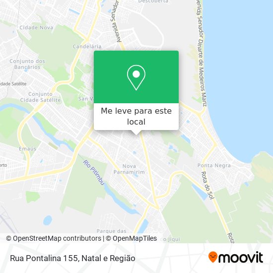 Rua Pontalina 155 mapa