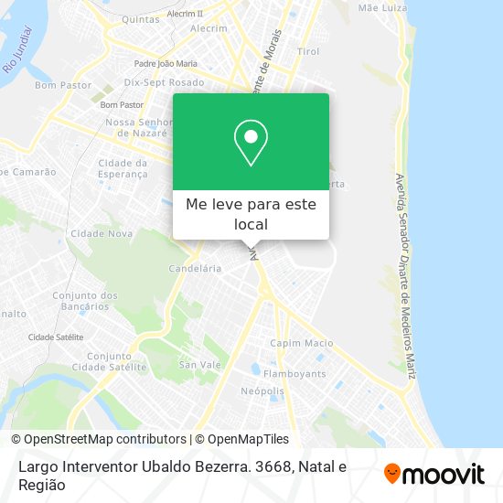 Largo Interventor Ubaldo Bezerra. 3668 mapa