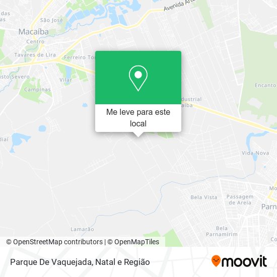 Parque De Vaquejada mapa