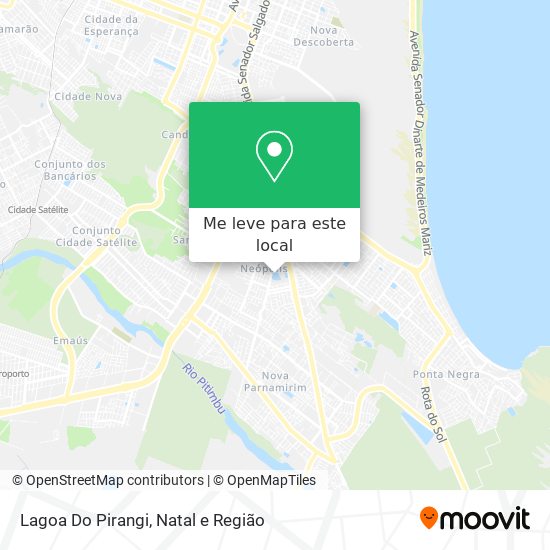 Lagoa Do Pirangi mapa