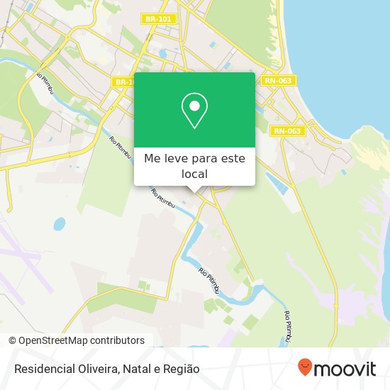 Residencial Oliveira mapa