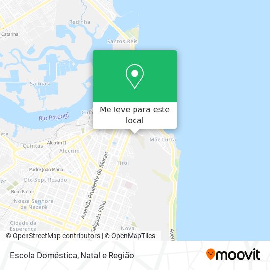 Escola Doméstica mapa