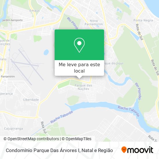 Condomínio Parque Das Árvores I mapa