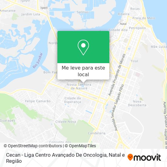 Cecan - Liga Centro Avançado De Oncologia mapa
