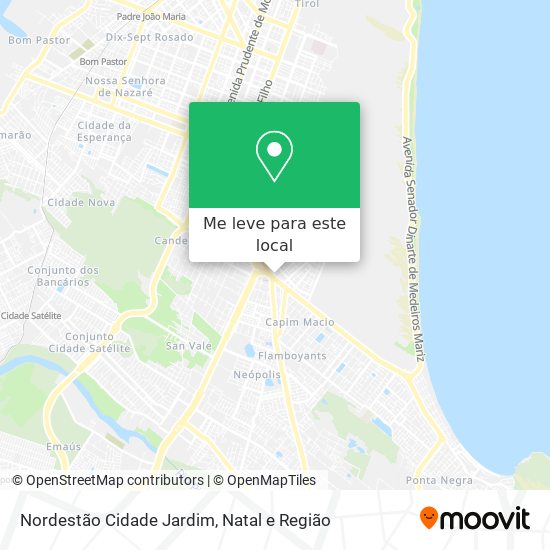 Nordestão Cidade Jardim mapa