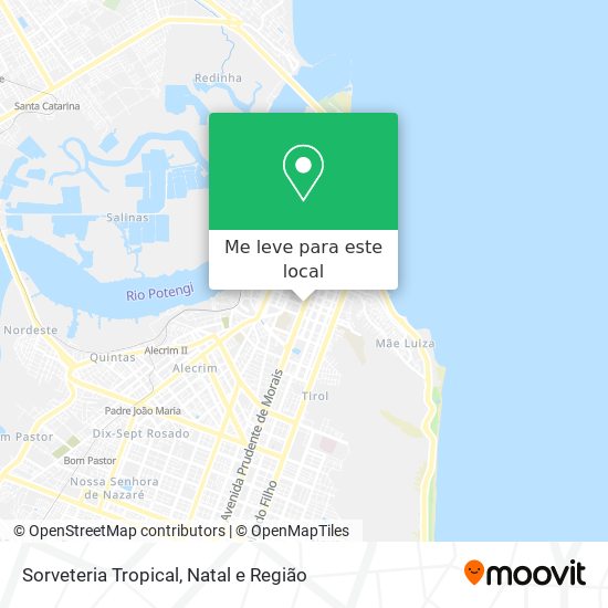 Sorveteria Tropical mapa