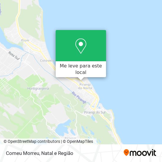 Comeu Morreu mapa