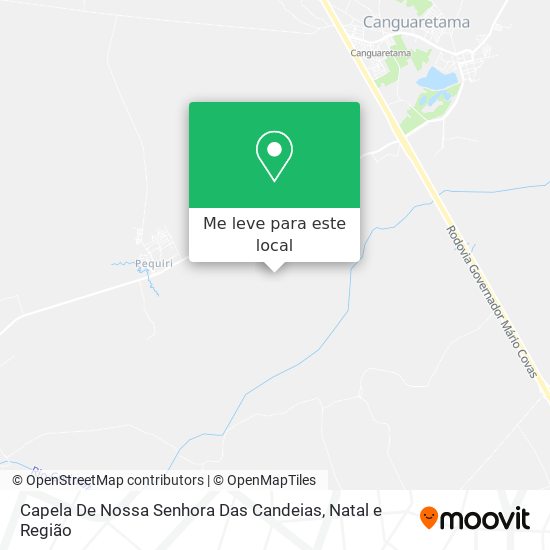 Capela De Nossa Senhora Das Candeias mapa