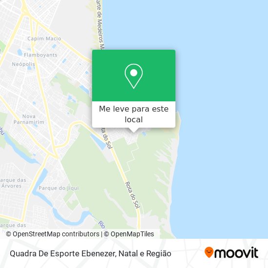 Quadra De Esporte Ebenezer mapa