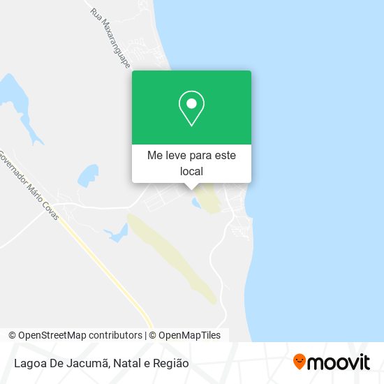 Lagoa De Jacumã mapa