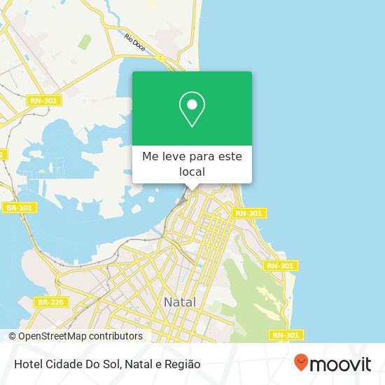 Hotel Cidade Do Sol mapa