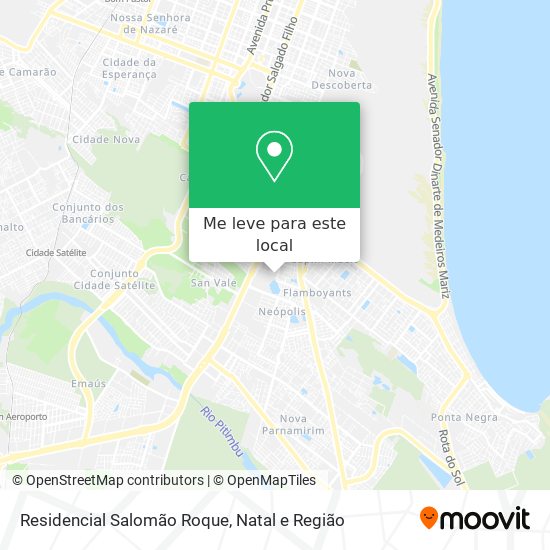Residencial Salomão Roque mapa
