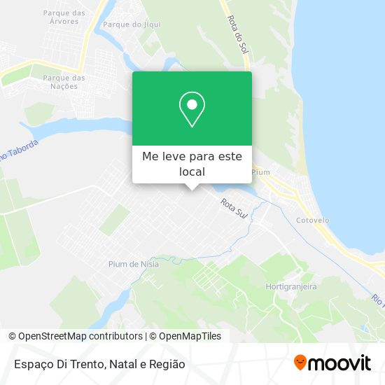 Espaço Di Trento mapa