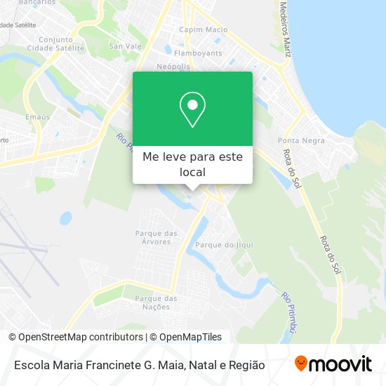 Escola Maria Francinete G. Maia mapa