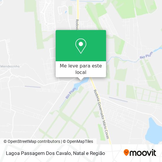 Lagoa Passagem Dos Cavalo mapa