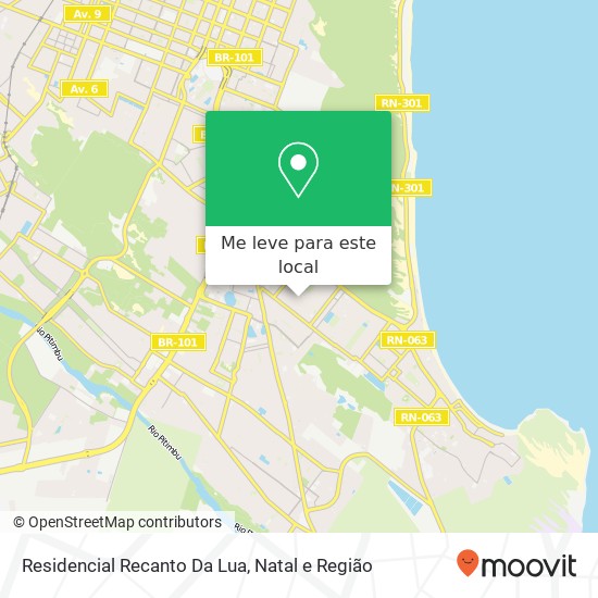 Residencial Recanto Da Lua mapa