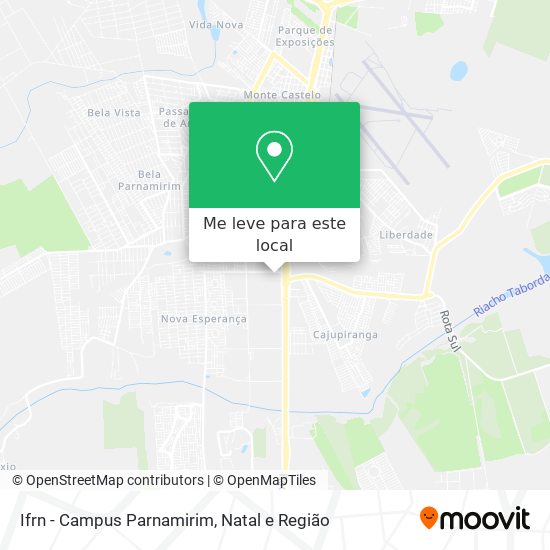 Ifrn - Campus Parnamirim mapa