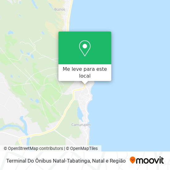 Terminal Do Ônibus Natal-Tabatinga mapa