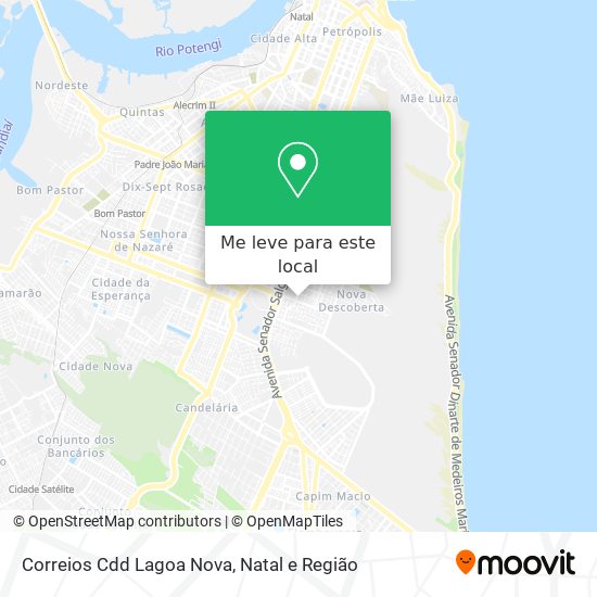 Correios Cdd Lagoa Nova mapa