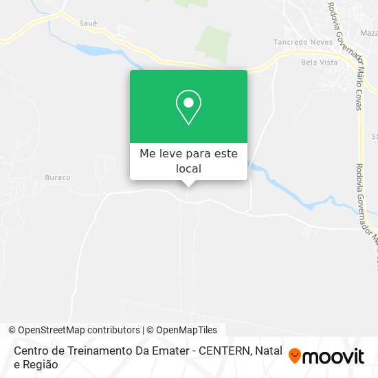 Centro de Treinamento Da Emater - CENTERN mapa