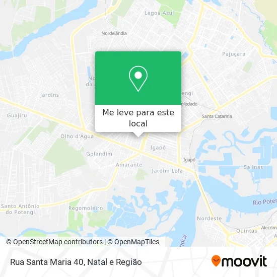 Rua Santa Maria 40 mapa