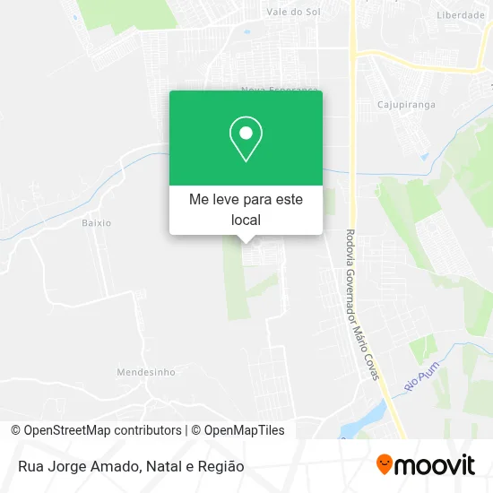Rua Jorge Amado mapa
