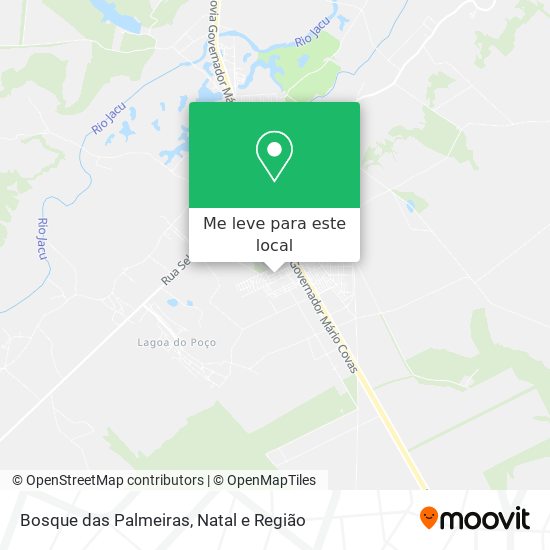 Bosque das Palmeiras mapa