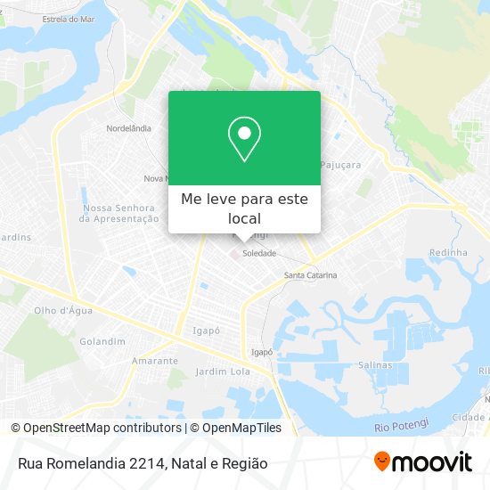 Rua Romelandia 2214 mapa