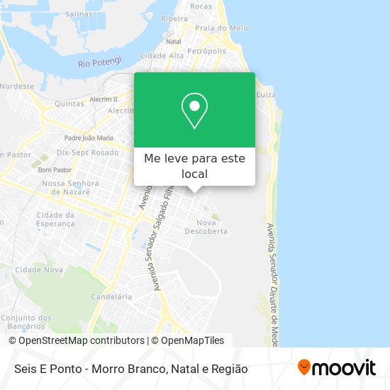 Seis E Ponto - Morro Branco mapa
