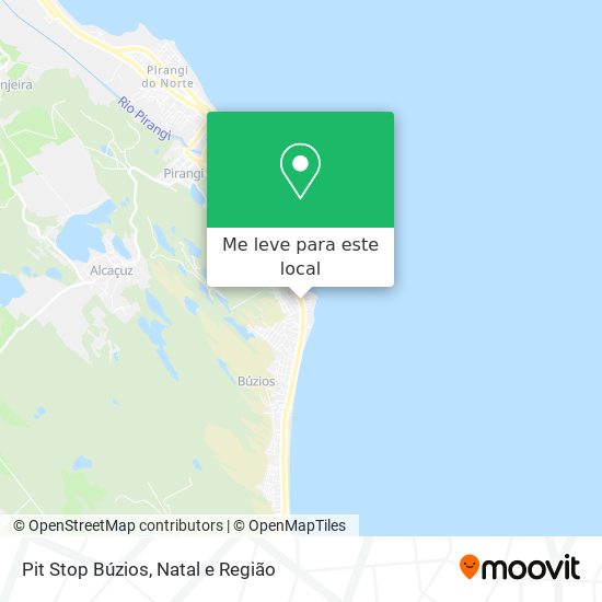 Pit Stop Búzios mapa