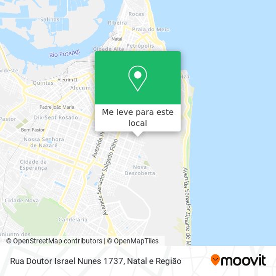 Rua Doutor Israel Nunes 1737 mapa