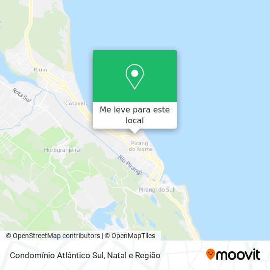 Condomínio Atlântico Sul mapa
