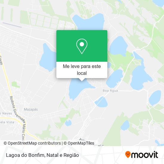 Lagoa do Bonfim mapa