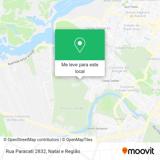 Rua Paracati 2832 mapa