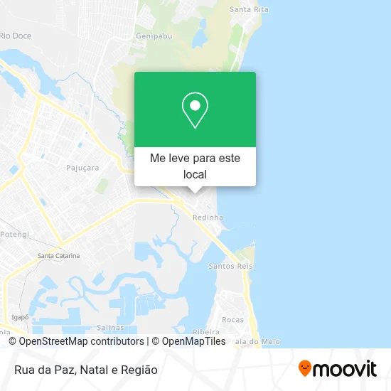 Rua da Paz mapa
