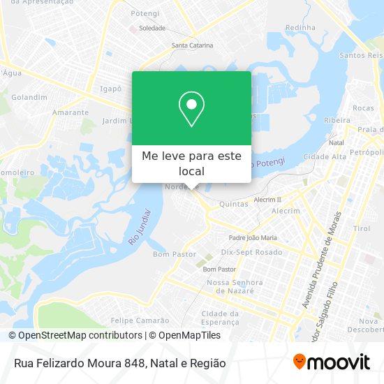 Rua Felizardo Moura 848 mapa