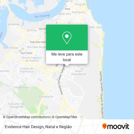 Evidence Hair Design mapa