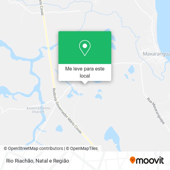 Rio Riachão mapa