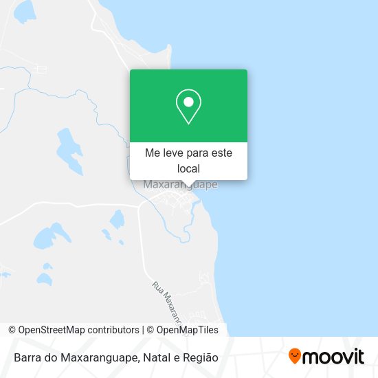 Barra do Maxaranguape mapa