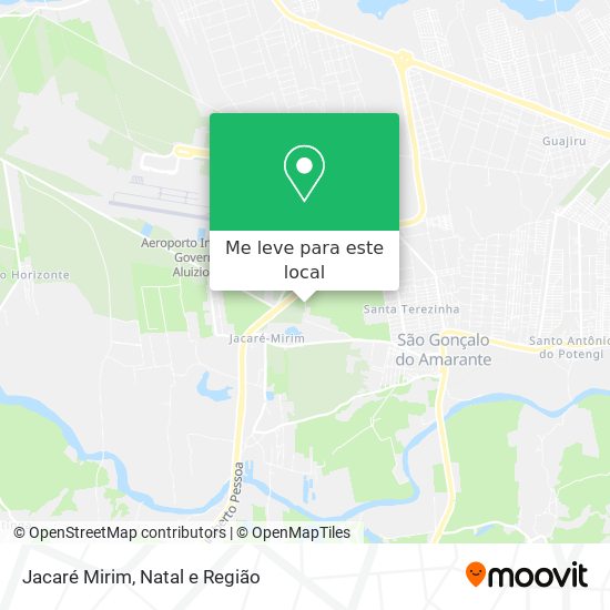 Jacaré Mirim mapa