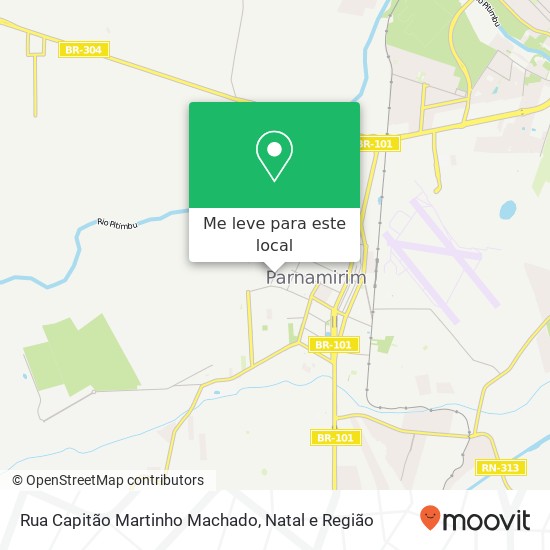 Rua Capitão Martinho Machado mapa