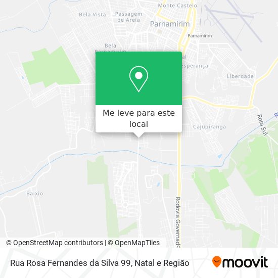 Rua Rosa Fernandes da Silva 99 mapa