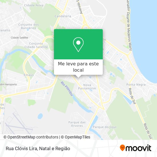 Rua Clóvis Lira mapa