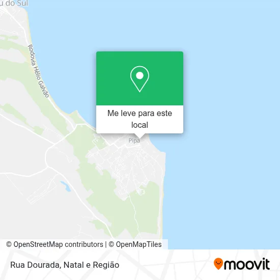 Rua Dourada mapa