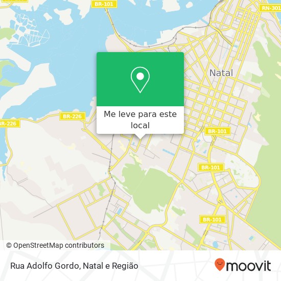 Rua Adolfo Gordo mapa